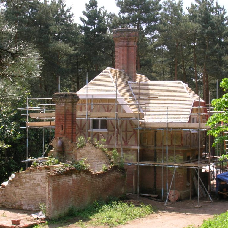 roof gamekeepers cottage renovation