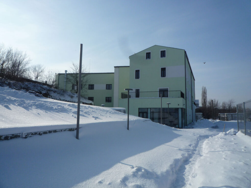 Plumbuita Hospice in Romania, exterior
