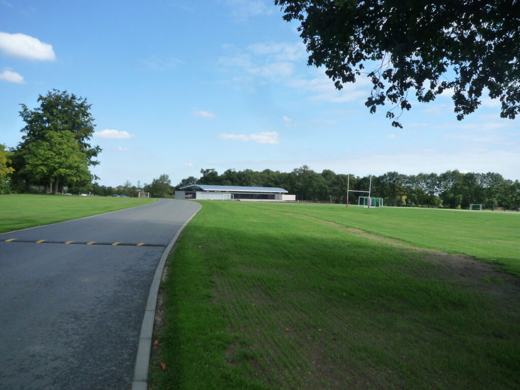 Finborough School sports complex exterior