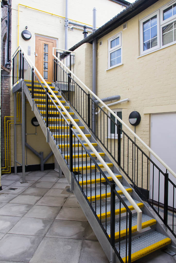 renovating flats fire escape