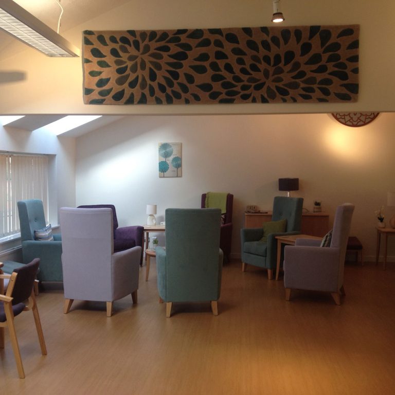 St Nicholas Hospice Outreach Centre seating area