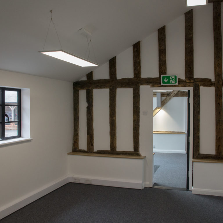 office barn conversion wall