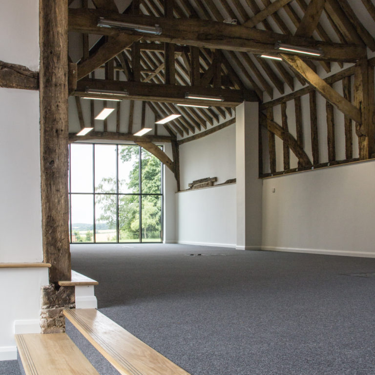 office barn conversion interior