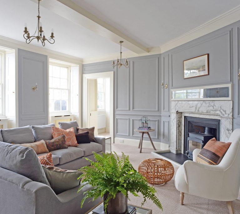 A reception room within a Grade II Listed building