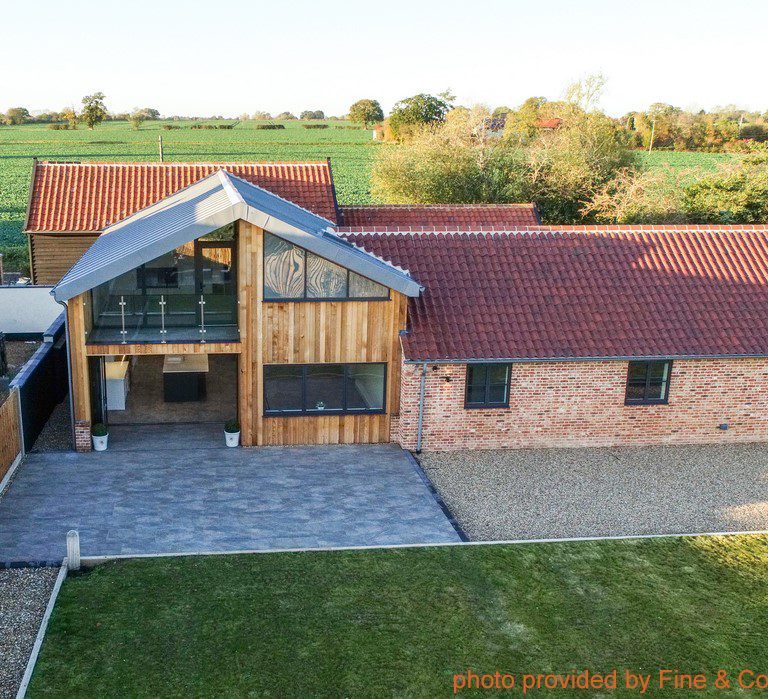 Barn conversion and extension
