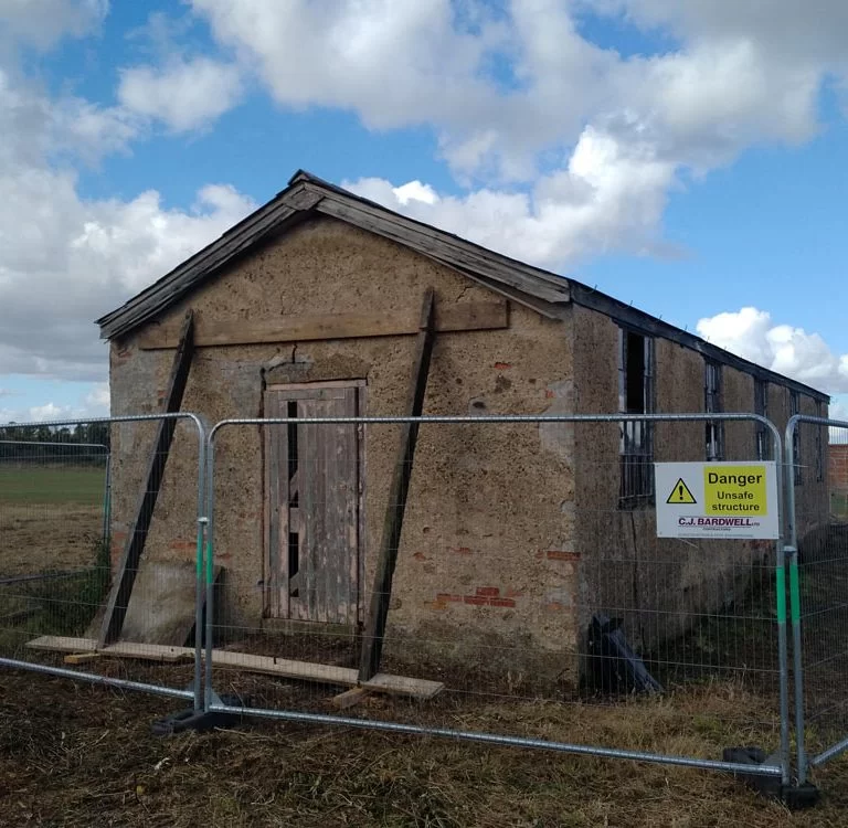 Cracks on a structure