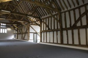 Grade II listed timeber frame barn conversion