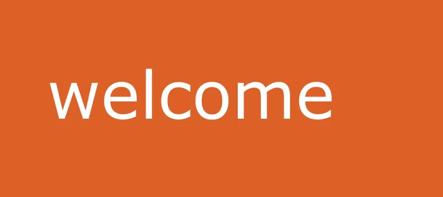 Welcome
