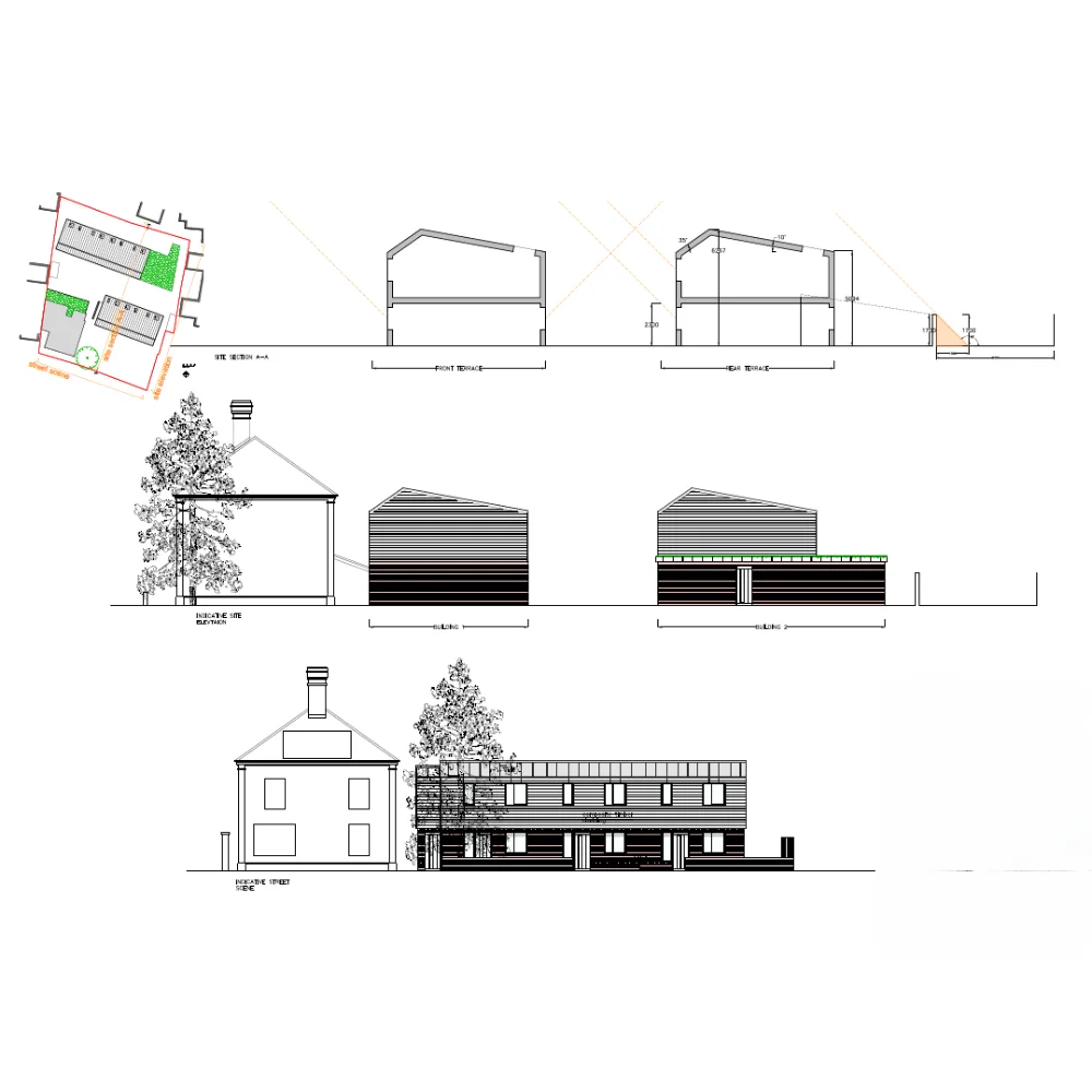 A plan of 15 new flats in Diss