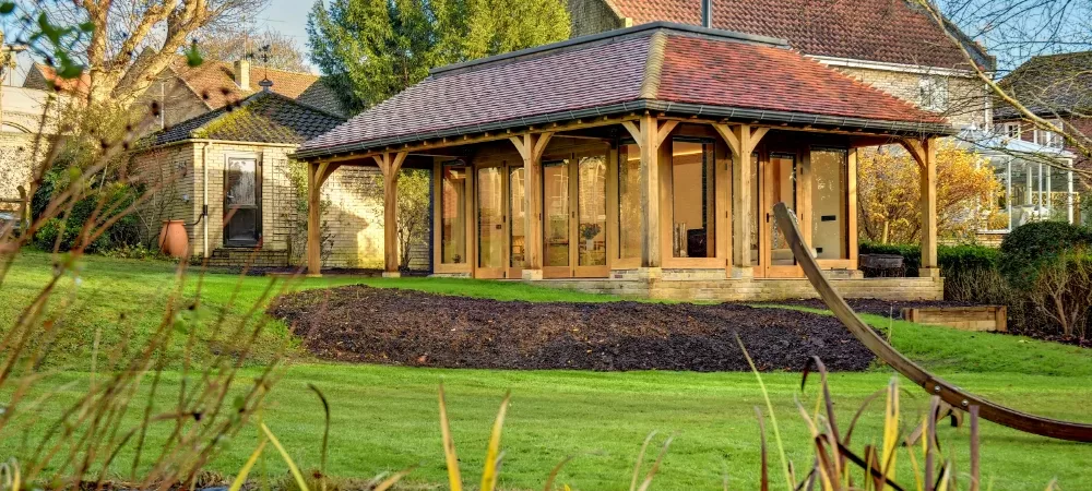 A photo of a new garden room by Whitworth