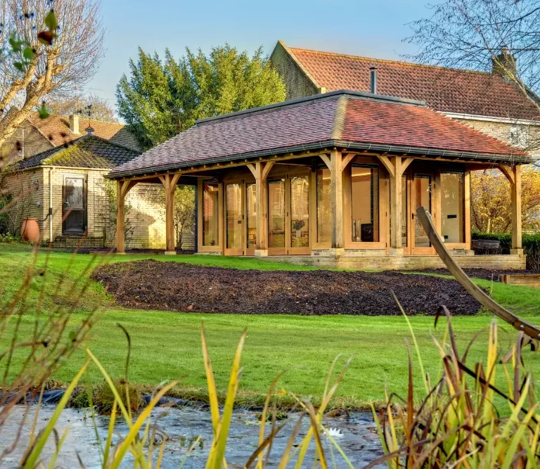 A photo of a new garden room by Whitworth