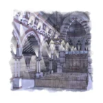 A drawing of proposed work at Holt Methodist Church by Whitworth architects