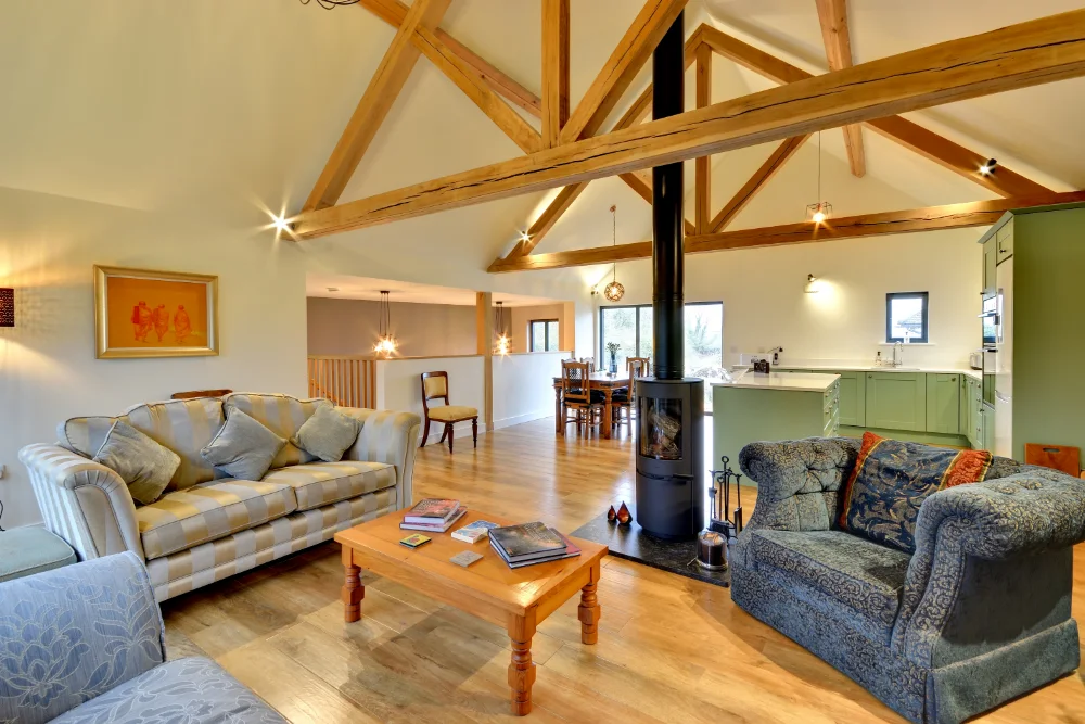 Photo of a new Suffolk farmhouse by Whitworth