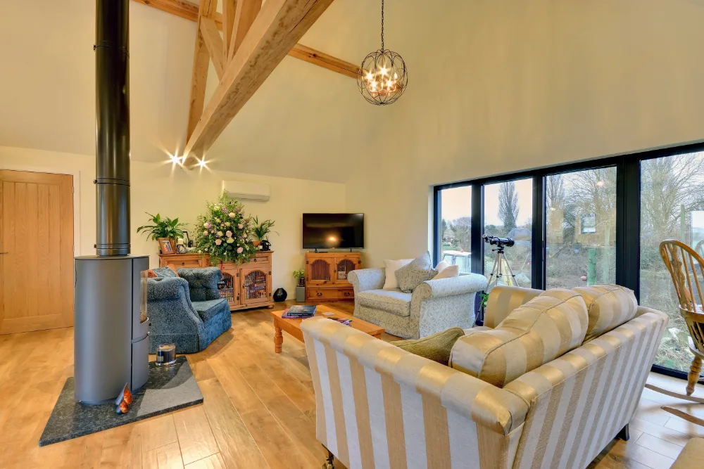 Photo of a new Suffolk farmhouse by Whitworth