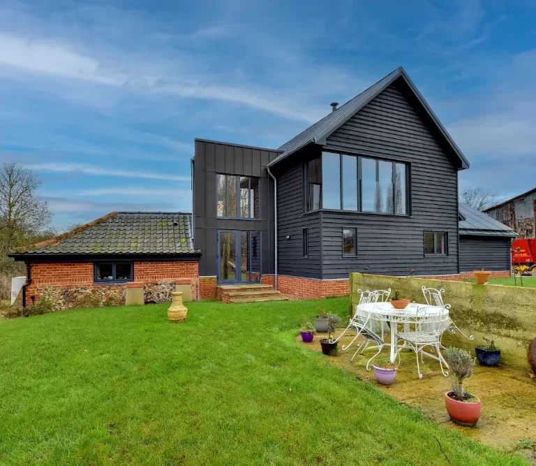 A photo of a new Suffolk Farmhouse