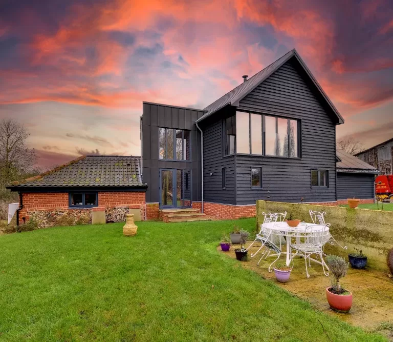 A photo of a new Suffolk Farmhouse