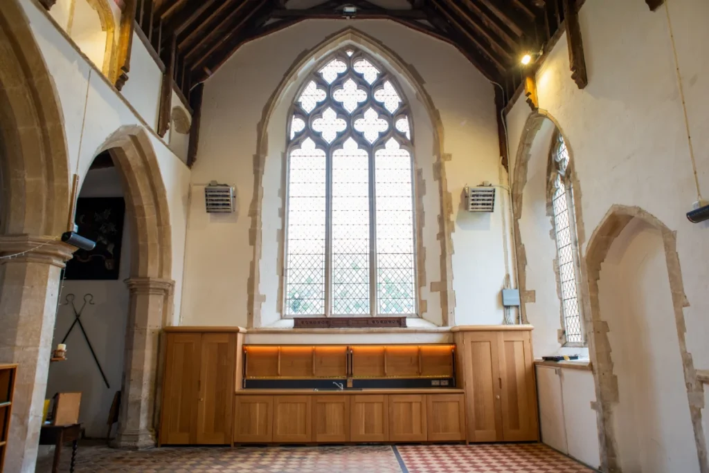 All Saint Church, Stanton, Suffolk church reordering by Whitworth